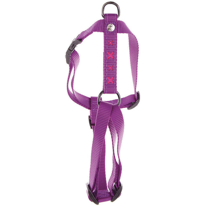 Harnais nylon réglable rose pastel pour chien MARTIN SELLIER