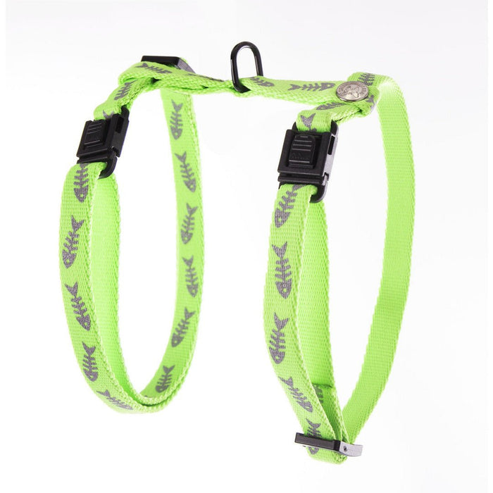 Harnais Pour Chats En Nylon Martin Sellier - Collection Fluo Fish 