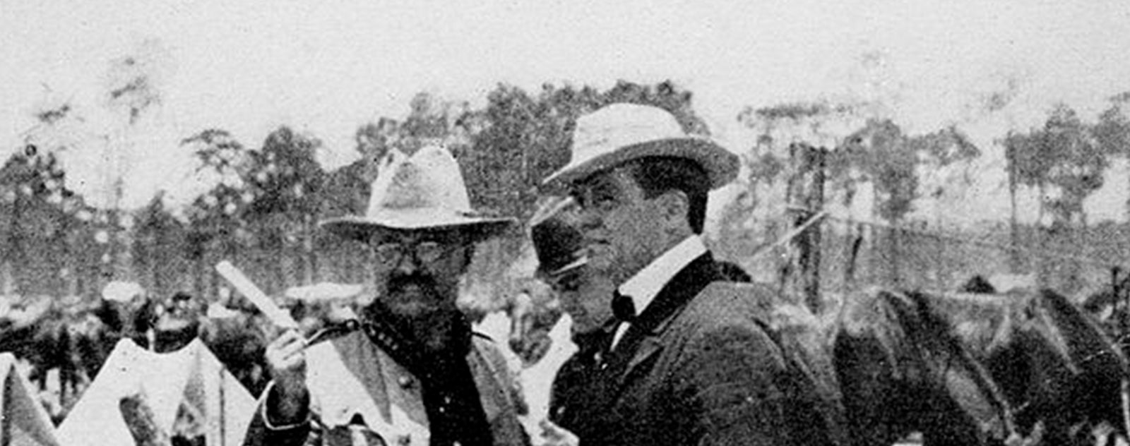 Visite au canal de Panama en 1906 Président Roosevelt