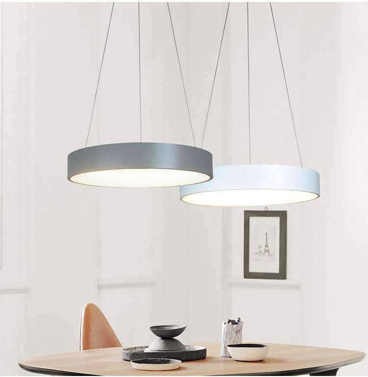 Lampe suspendue futuriste FuturRing LED | Bambou Calme
