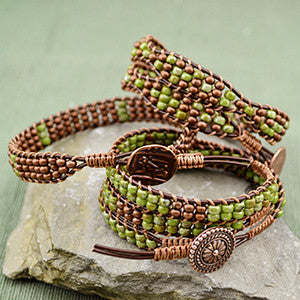 6/0 Metal Seed Beads- Antique Copper Plate 