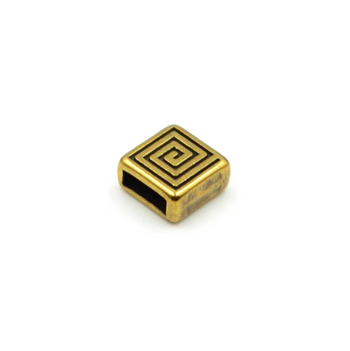 5mm Slider- New Maze- Antique Brass - Beadshop.com