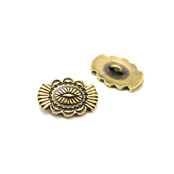 Concho- Antique Brass – Beadshop.com