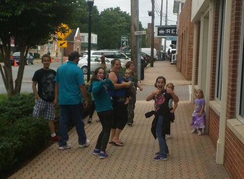 Jaelynn Willey and family in Leonardtown