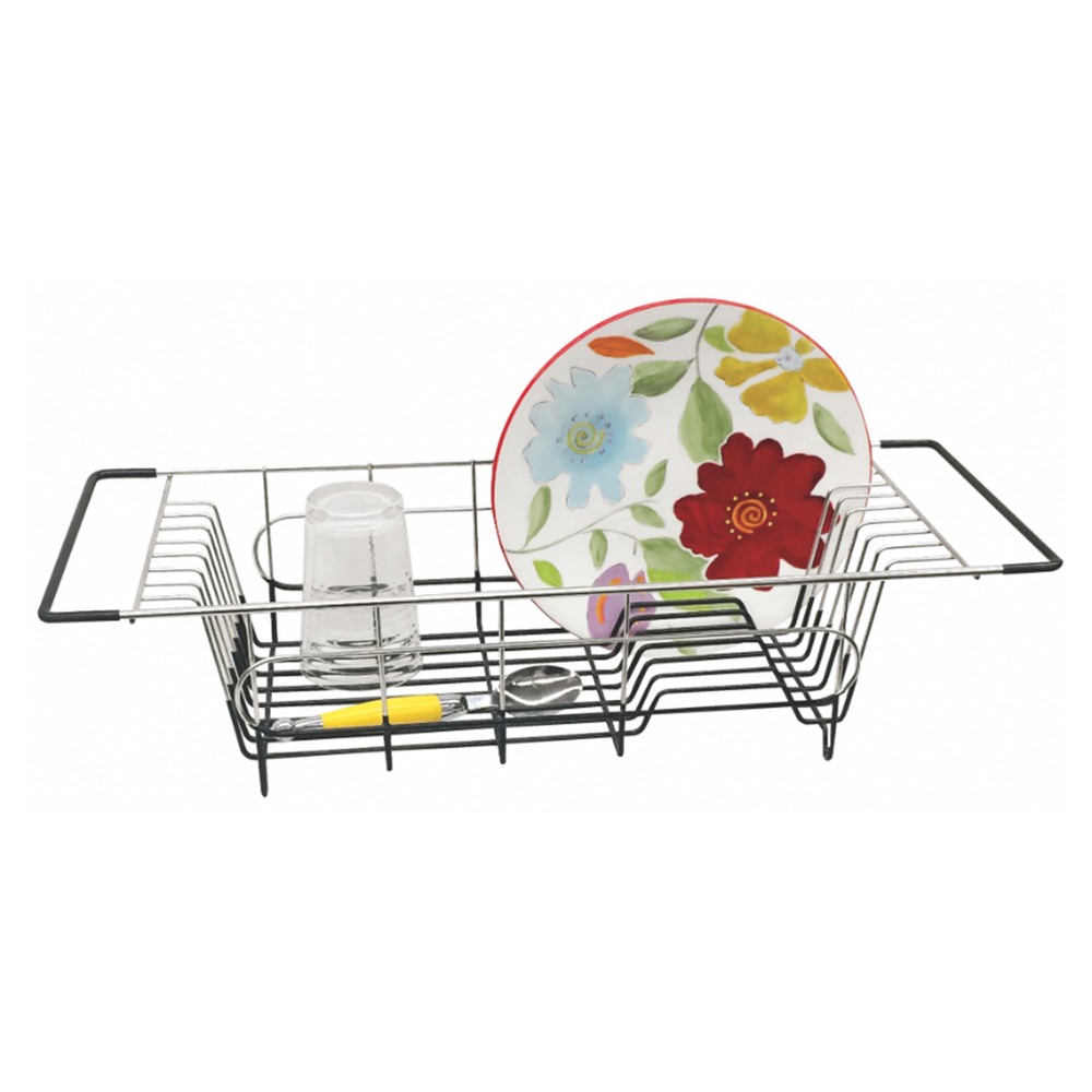 Adjustable Over-The-Sink Dish Drainer (with Cutlery Holder) – The Better  House