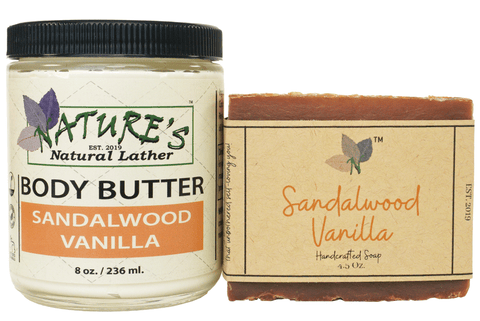Nature's Natural Lather- Sandalwood Vanilla Body Oil