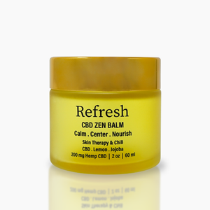 Cbd Balm Skin Balm With Cbd Lemon Jojoba Refresh Cbd Skin Therapy