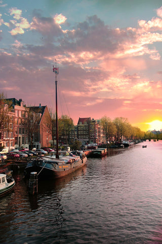Amsterdam Sundown On The Amstel