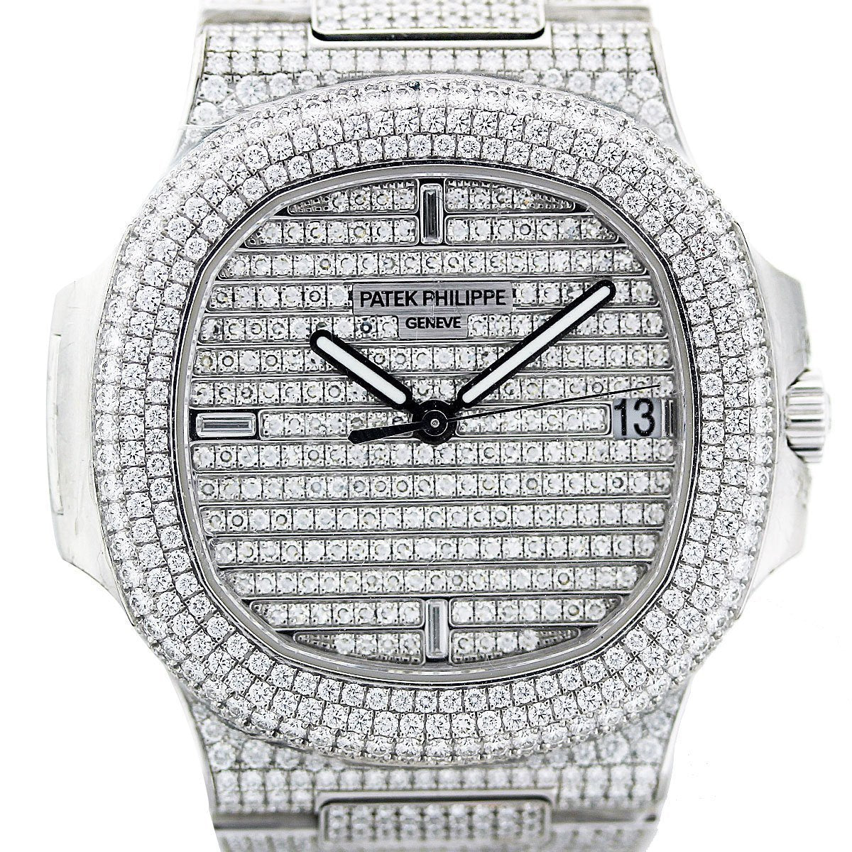 Replica patek philippe sales with diamonds