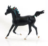 MATERIAL GOODS - EQ 2015 - LE15 Dapple Black Yearling W/ Flowers and Ribbon 7/24