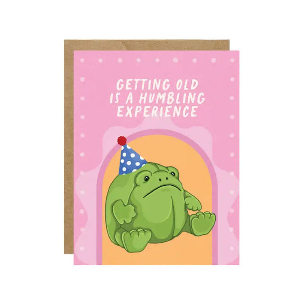 Humbling Frog Jelly Card