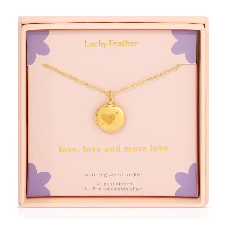 Heart Mini Engraved Locket