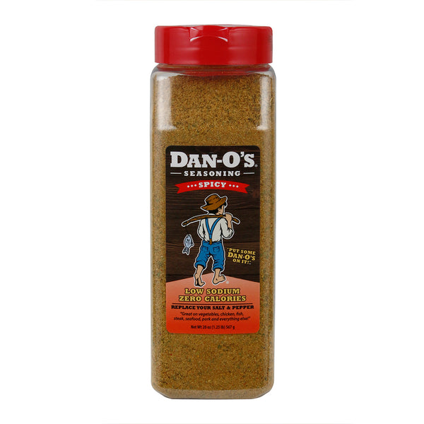 Dan-O's Spicy Original Low Sodium Seasoning 3.5 Oz Bottle Gluten Free –  Robidoux Inc