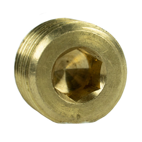 C.H. Hanson 1078B Brass Tags, 18 Gauge, 1 Diameter, 3/16 in Hole