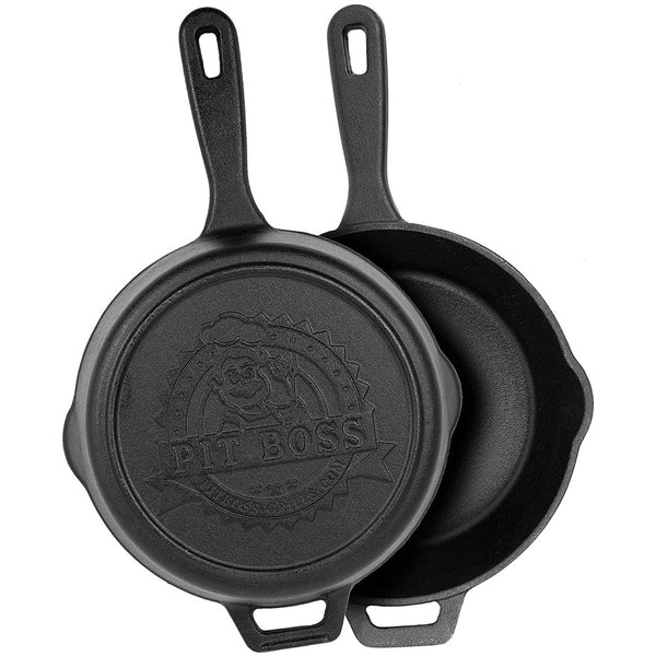 NEW Jim Beam Cast Iron 3 Compartment Round Skillet Pan with Ridges