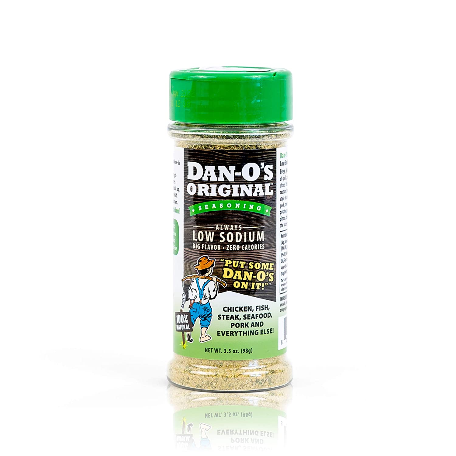 Dan Os Original Low Sodium Seasoning And Rub 3 5 Oz Bottle Gluten Fre