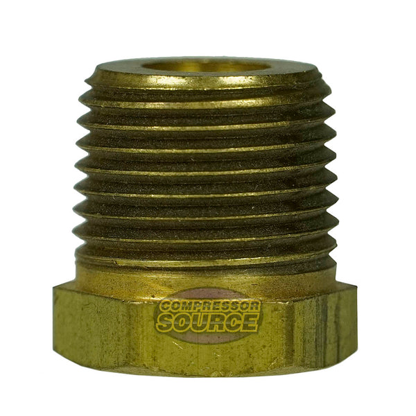 1/4 Compression Tee Fitting with 1/8 Male NPT Thread Brass Male