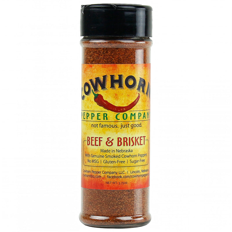 Cowhorn Pepper Company Beef & Brisket Seasoning No MSG Gluten and Sugar Free