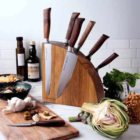 Avanta Fine Edge Steak Knife Set/4 - Pakkawood - Creative Kitchen