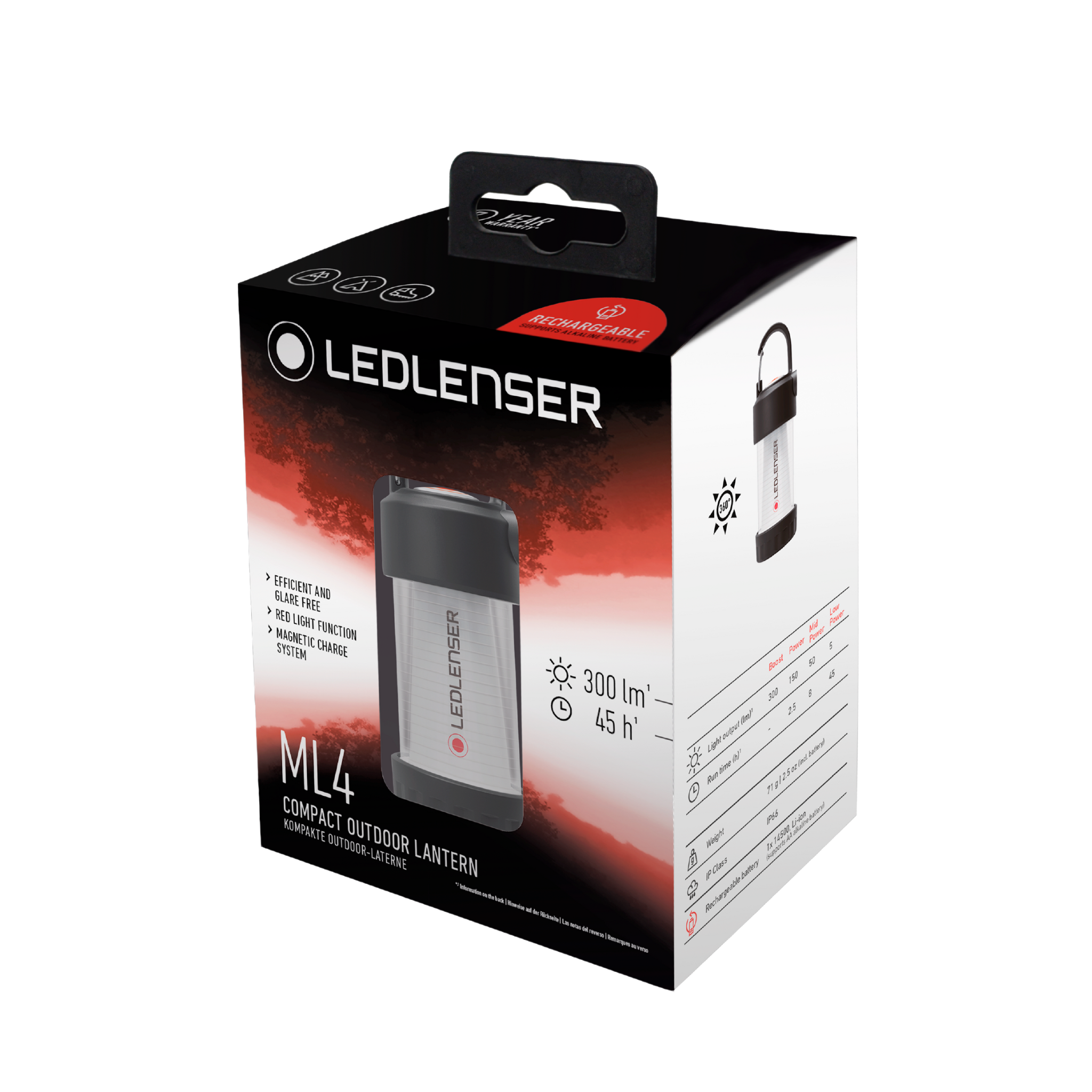 Ledlenser ML4 Rechargeable Lantern | USA