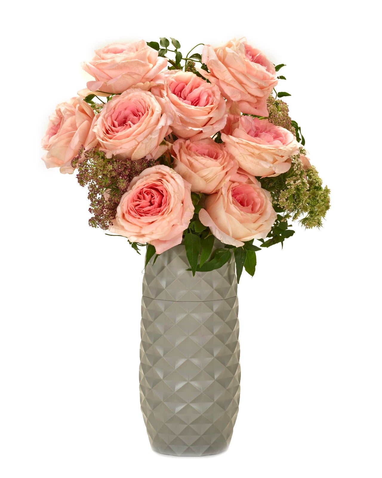 The Amaranth Vase - Cool Grey - 10" - Amaranth Vases product image