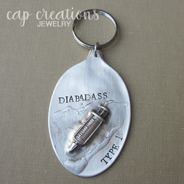 Spoon Keychain Diabadass Type 1