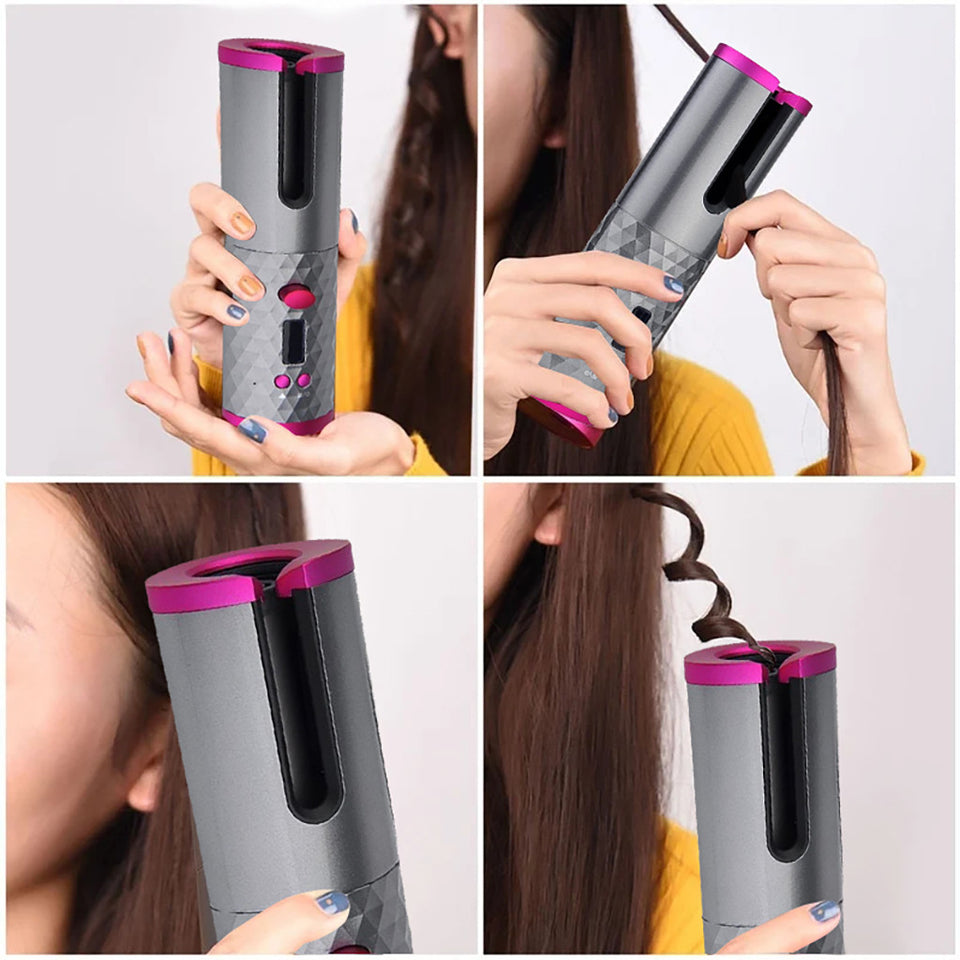 cordless rechargeable curling iron