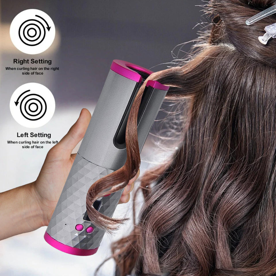 portable cordless curling iron