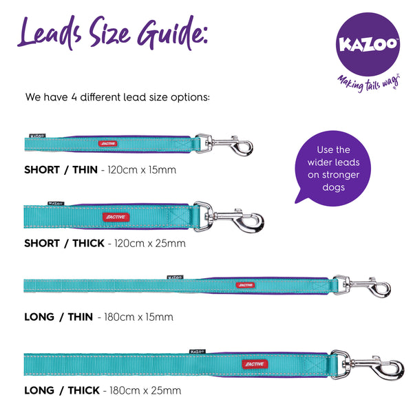 Kazoo lead size guide