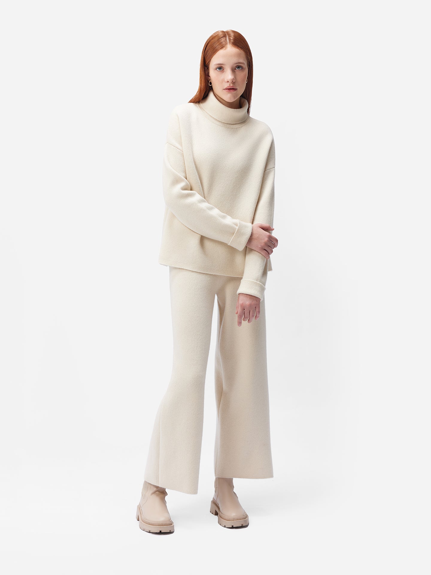 GOBI - Responsible Cashmere Collection - Cashmere Wide-Leg Trousers