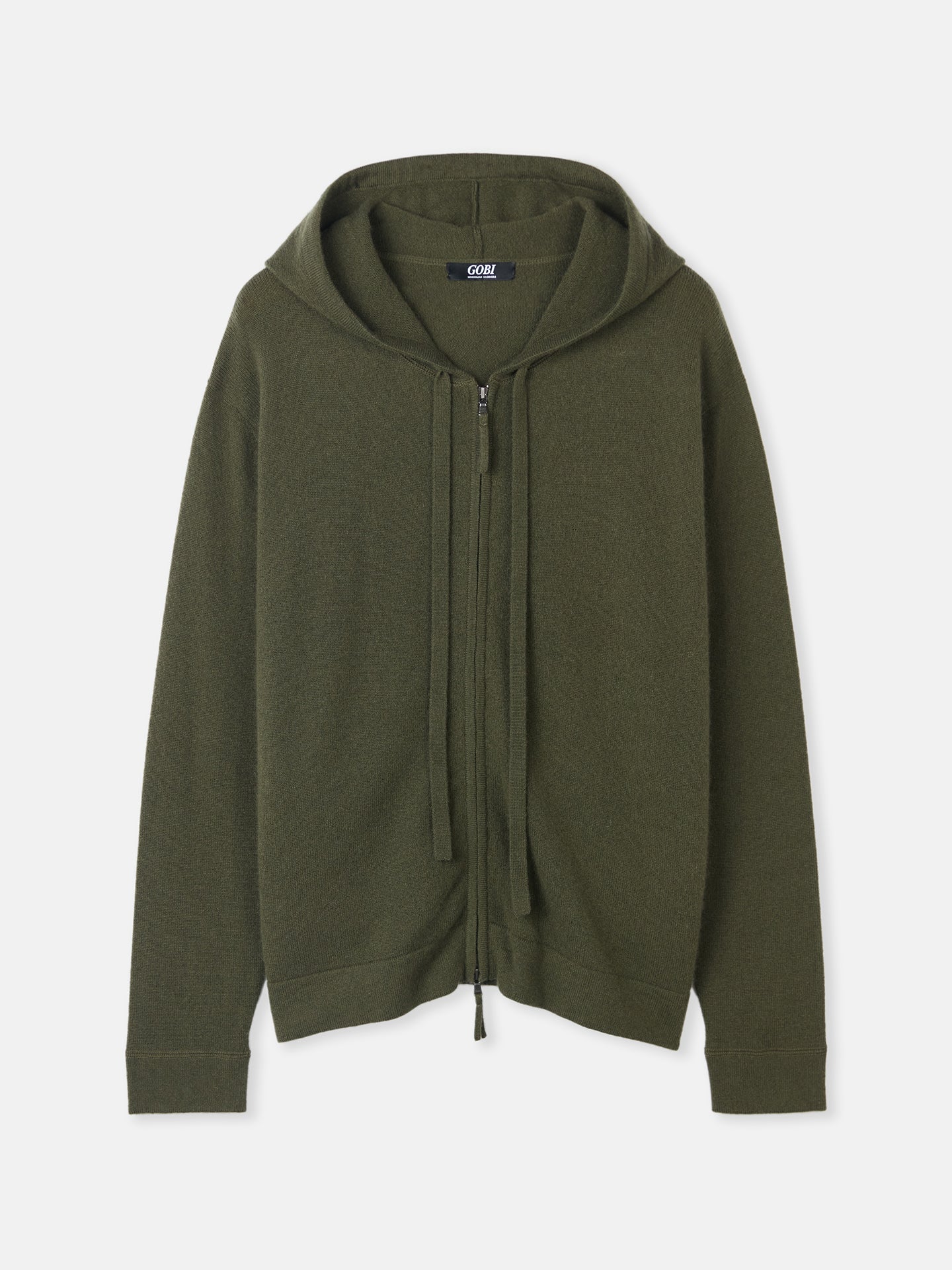 Women’s Cashmere Hoodie Capulet Olive - GOBI Cashmere - Sports Casual