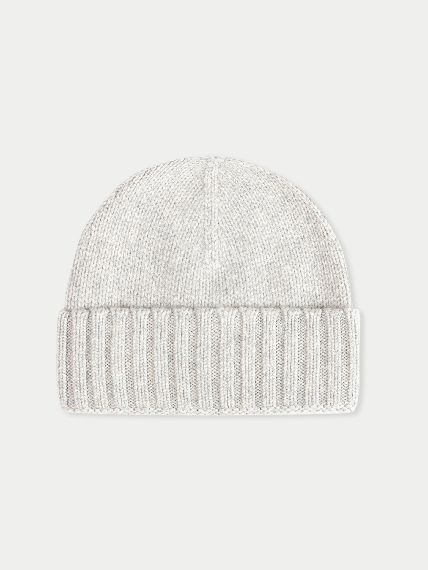 Unisex Cashmere Rib Knit Hat Dawn Blue - Gobi Cashmere