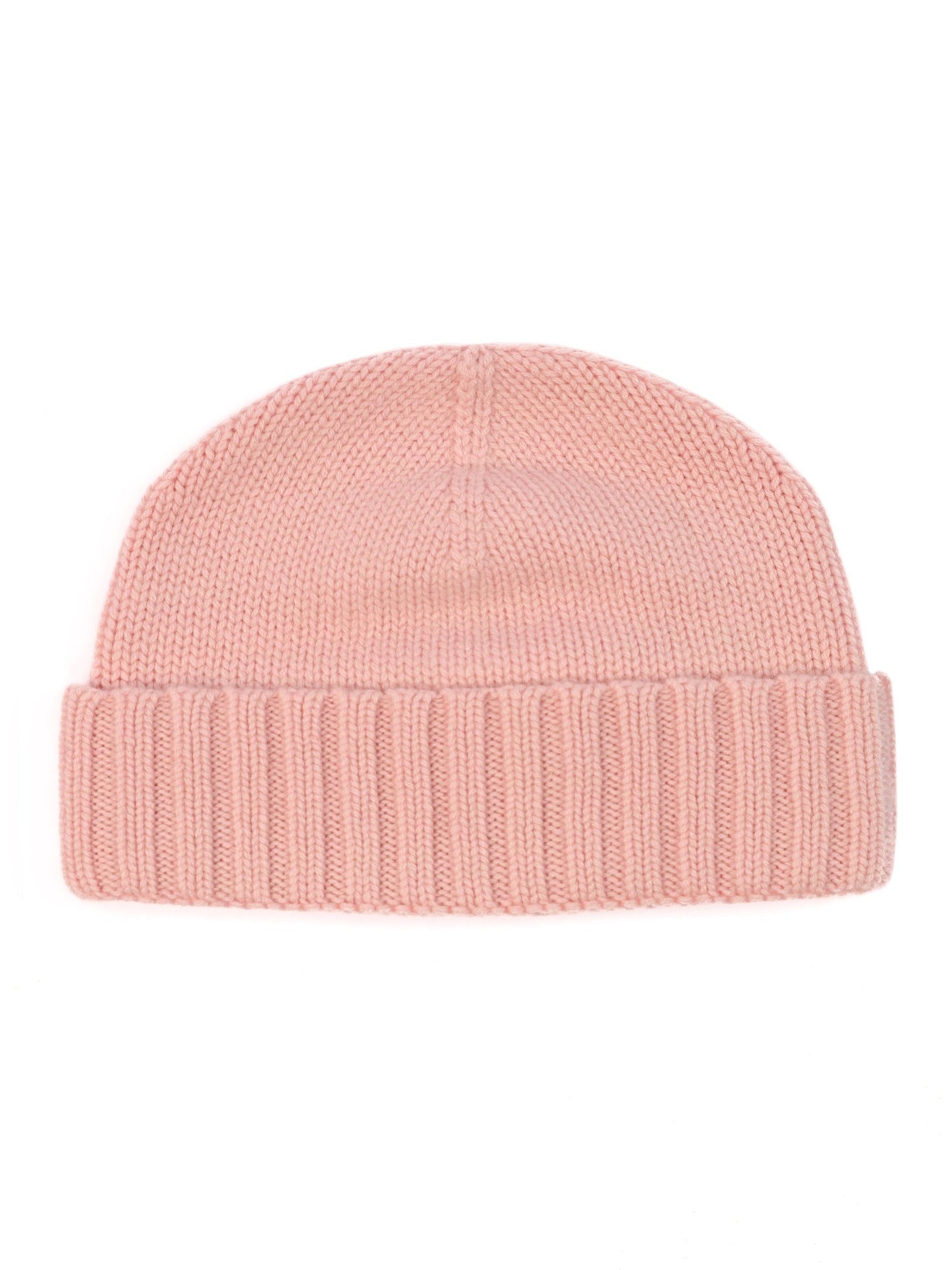 Women's Cashmere Rib Knit Hat Powder Pink - Gobi Cashmere