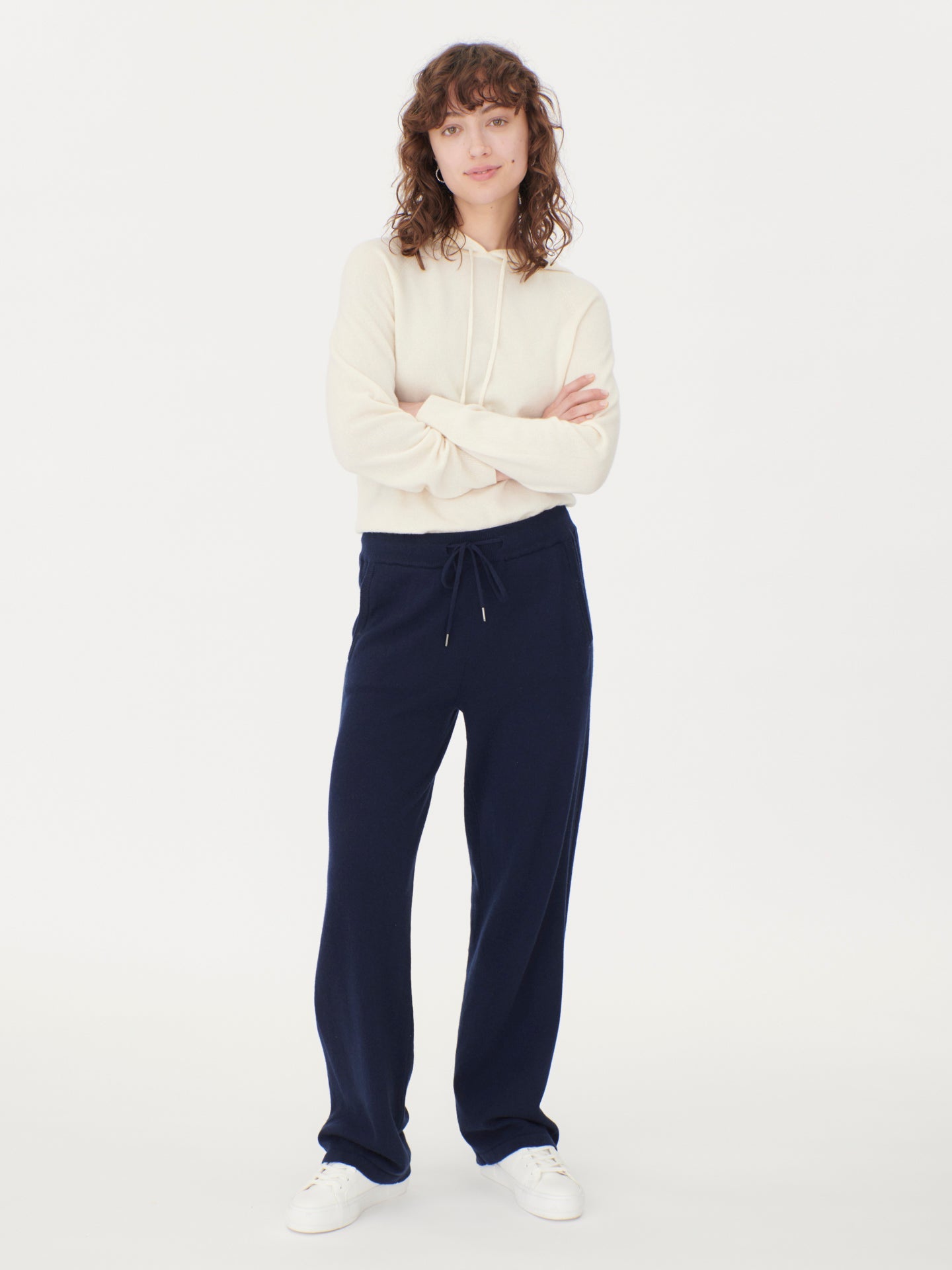 Women's Cashmere Tight-Fit Leggings Taupe - Gobi Cashmere