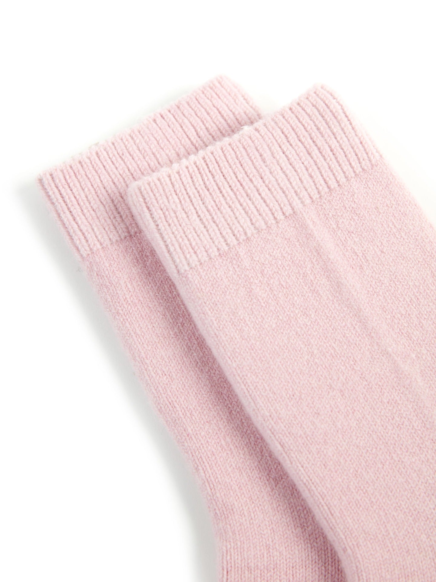 Women's Cashmere Trim Knit Socks Almond Blossom - Gobi Cashmere