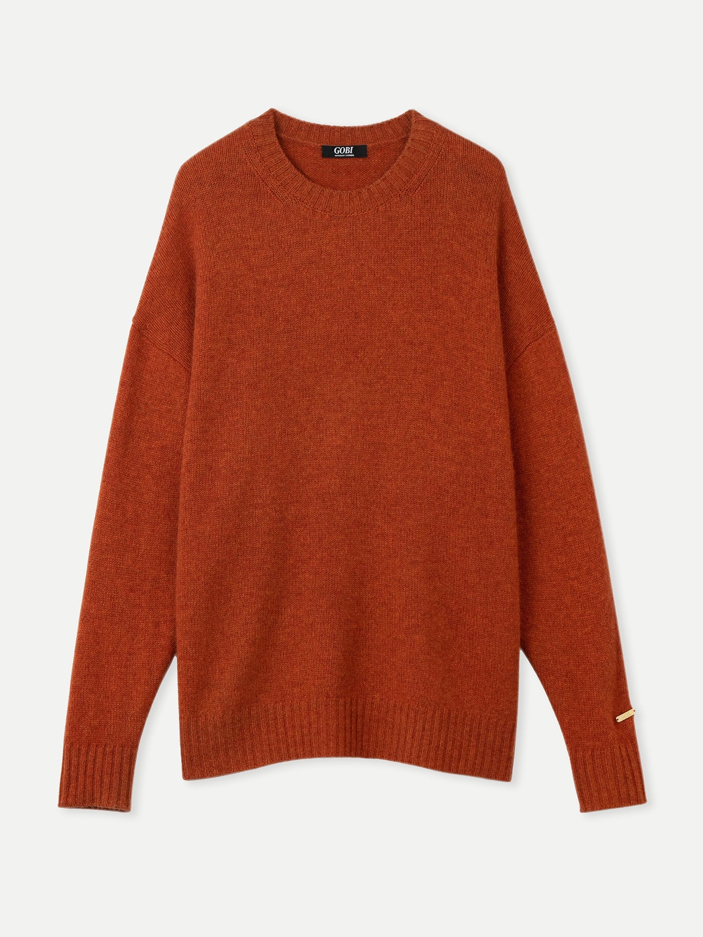 Women's GOBI Cashmere Crew-Neck Jumper Red - Country-Chic Collection