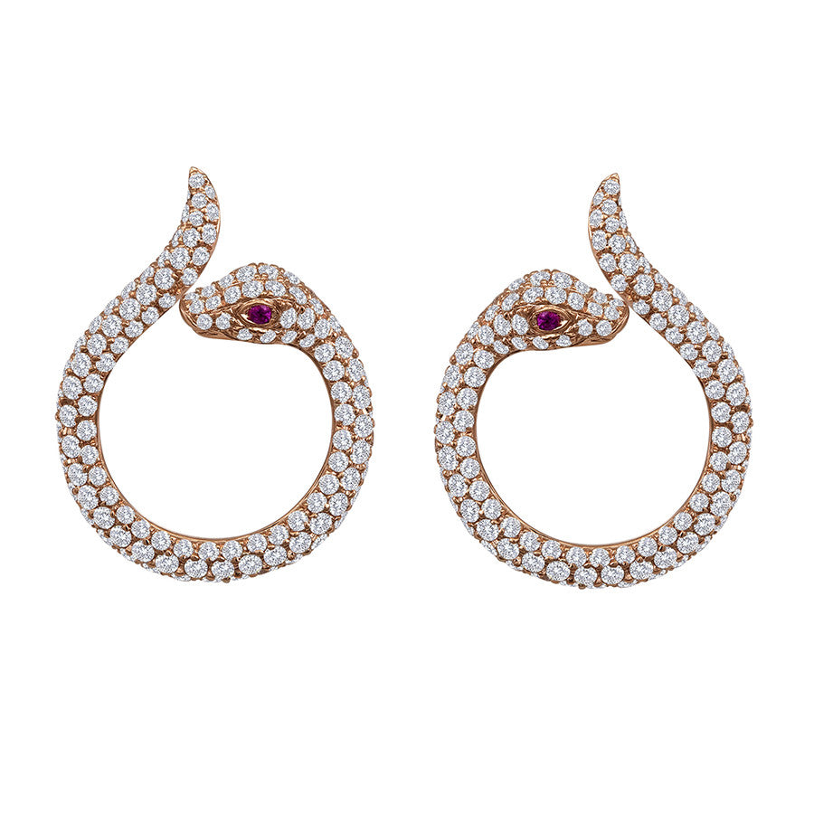 Eden Serpent Earrings – Madyha Farooqui Jewelry