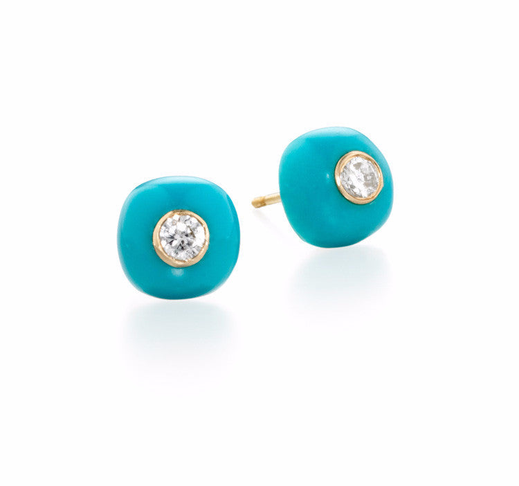 NoLita Cushion Gemstone Earring