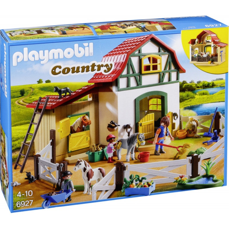 playmobil pony stable