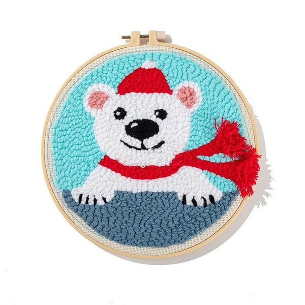 Punch Needle Kit - Hello Bear – Figured'Art