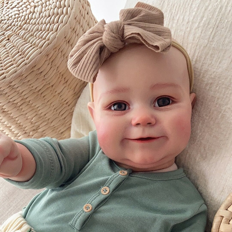Boneca Bebe Reborn Menina Turbante Silicone Barata Realista em Promoção na  Americanas