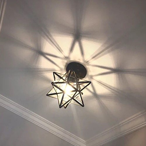 star ceiling mount light fixture