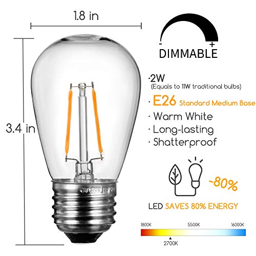 led light for umbrella pole