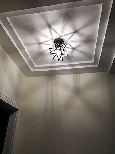 star ceiling light flush mount