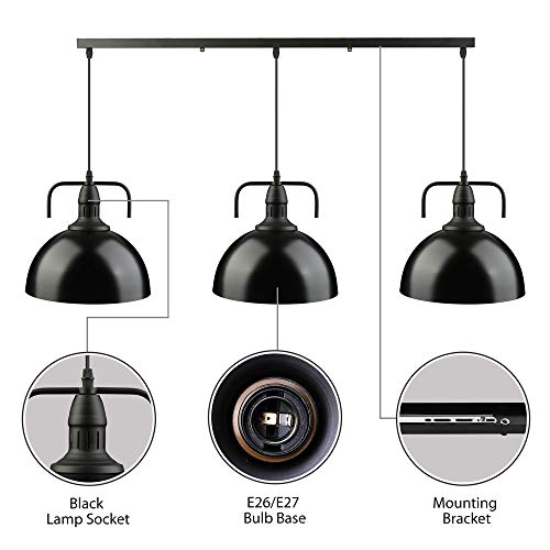 wide base pendant light