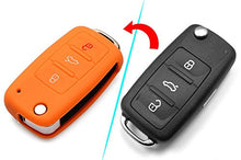 Load image into Gallery viewer, 9 MOON Silicone Remote Flip Key FOB Silicone Case Cover for VW Volkswagen New

