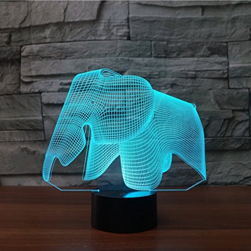 elephant illusion lamp