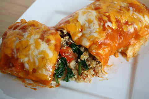 veggie-quinoa-enchiladas