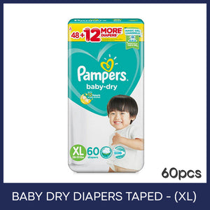 pampers baby dry xl