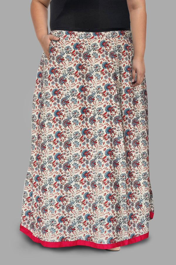 plus size ethnic skirts